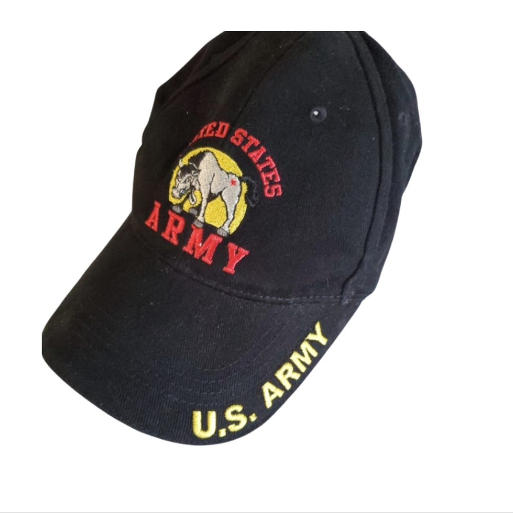 Eagle Crest Army Hat Mascot Army Forever Baseball Hat One Size Fits Most Velcro